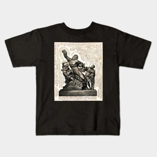 William Blake - Laocoon vintage design Kids T-Shirt